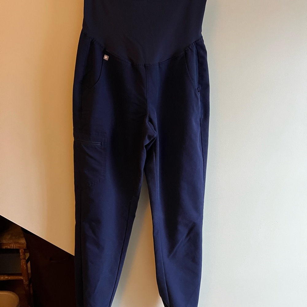 Figs Navy Maternity Joggers - Picture 3 of 3